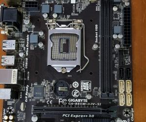 MAIN GIGABYTE GA-B85M-D2V-SI, SOCKET 1150, DDR3 2 KHE CẮM      