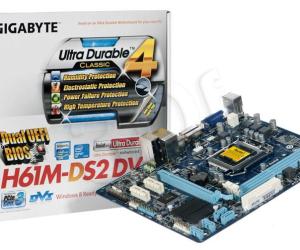 Main Gigabyte H61M-DS2 DVI               