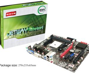 Jetway A75 - Model: TA75MG t&iacute;ch hợp DVI, HDMI, VGA, USB 3.0                
