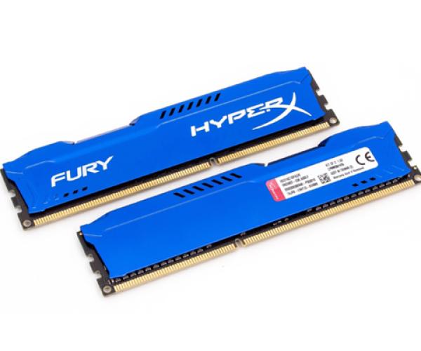 Kingston Fury HyperX 8G-1600 tải nhiệt                   
