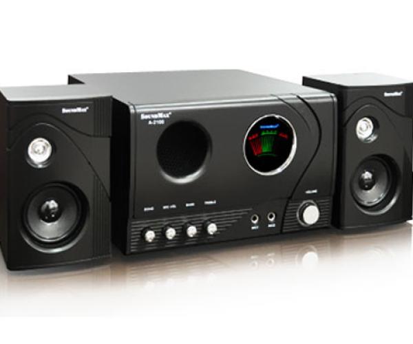 Loa SoundMax A2100 - Loa 2.1 (1 Sub + 2 Loa) c&oacute; chức năng Karaoke          