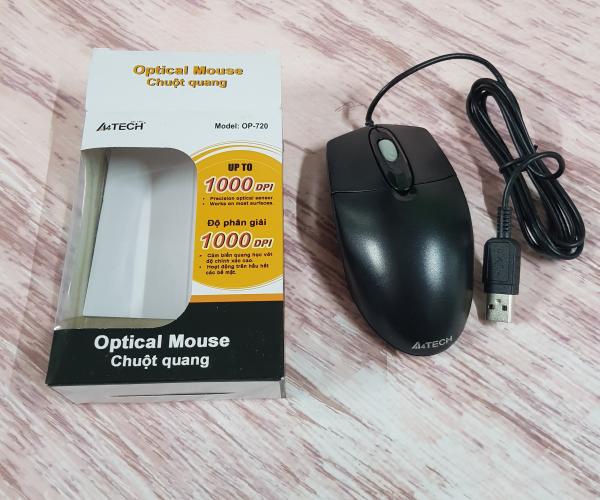 Chuột M&aacute;y T&iacute;nh c&oacute; d&acirc;y New, Hết Bảo H&agrave;nh, A4Tech, M&agrave;u đen