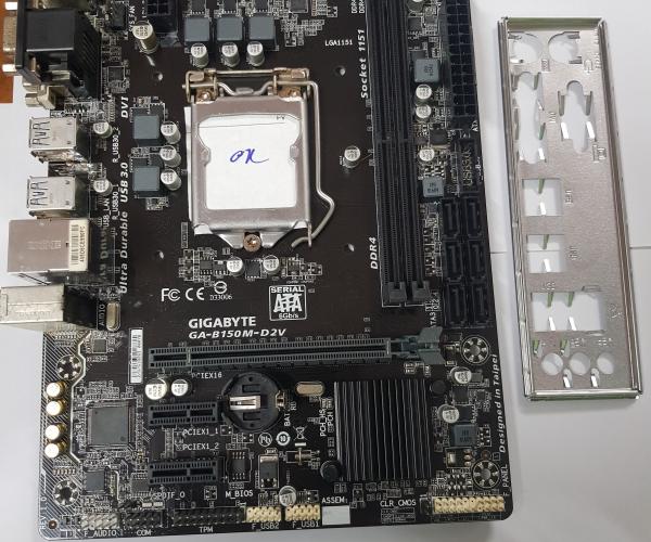 Mainboard Gigabyte GA-B150M-D2V REV1.0 (SK1151,DDR4)    