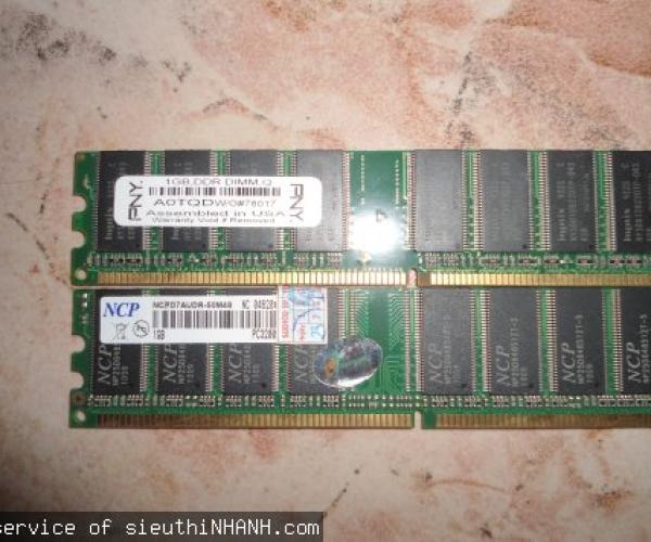 Ram M&aacute;y bộ 1G bus 400                      