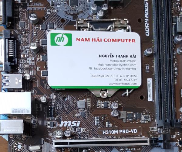 MAIN MSI H310M PRO-VD, SOCKET 1151, DDR4 2 KHE (VGA-DVI)      