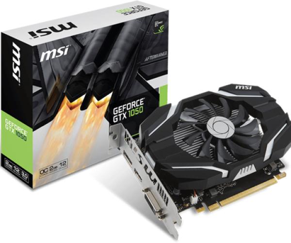 MSI GTX1050 2G D5 128bit (1 Fan) - BH ch&iacute;nh h&atilde;ng 36 th&aacute;ng           