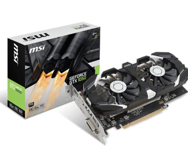 MSI GTX1050 2G D5 128bit - BH ch&iacute;nh h&atilde;ng 36 th&aacute;ng           