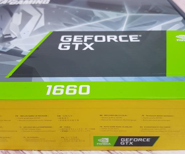 Card m&agrave;n h&igrave;nh ZOTAC GAMING GERFORCE GTX 1660 TWIN FAN 6GB 192B GDDR5