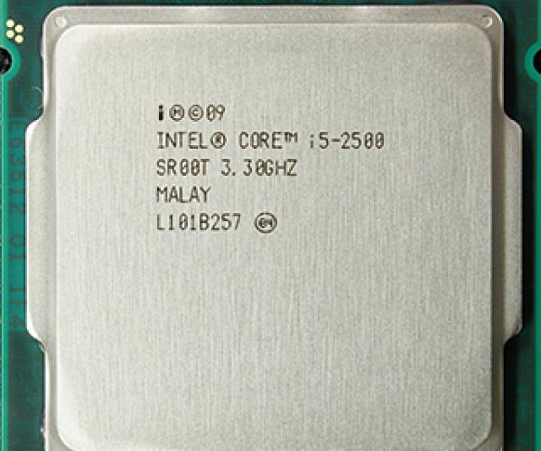 Core i5-2500 (3.3Ghz upto 3.7Ghz/ 6M Cache)                                        