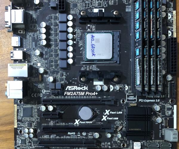 Asrock FM2A75M Pro4+ (4 khe ram)       