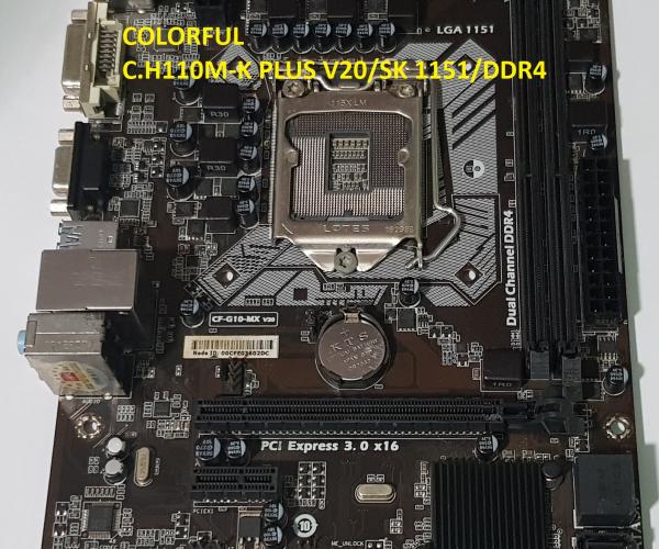 MAIN COLORFUL C.H110M-K PLUS V20 SK 1151/DDR4, GI&Aacute; RẺ      