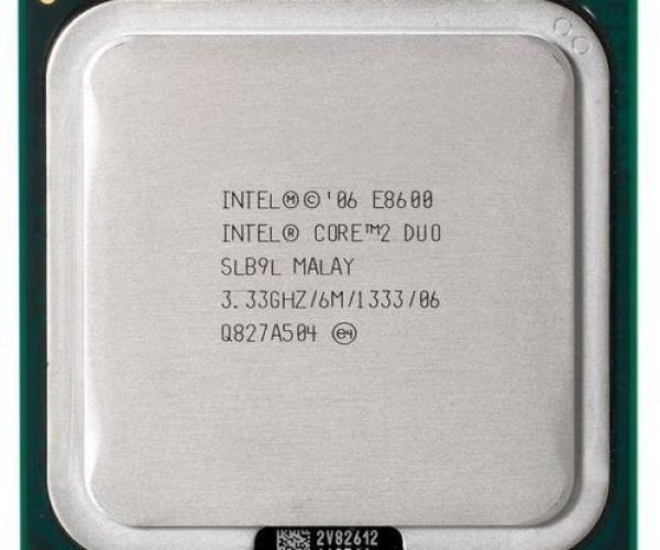Core 2 Dual E8600 (3.33Ghz/ 6M Cache/ 1333)                                      