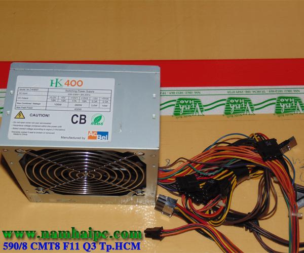 Nguồn AcBel HK 400W Fan 12Cm c&ocirc;ng suất thật            