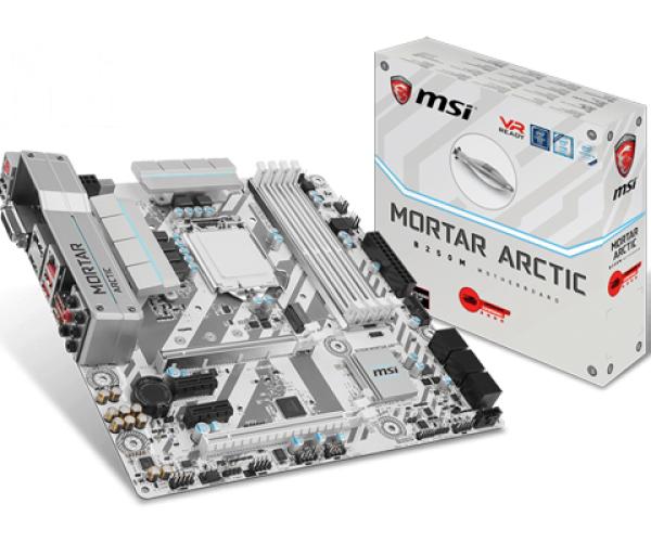 MSI B250M Mortar Arctic - Full Box               