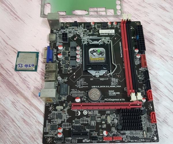 COMBO MAIN C.H81M-K PLUS V23 + CPU I3 4160, SK 1150  