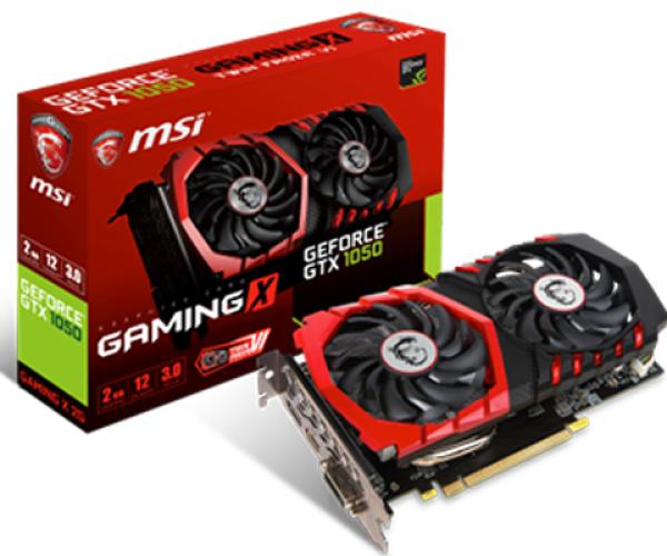 MSI GTX 1050Ti Gaming X 2G DDR5 128bit - BH ch&iacute;nh h&atilde;ng 36 th&aacute;ng          