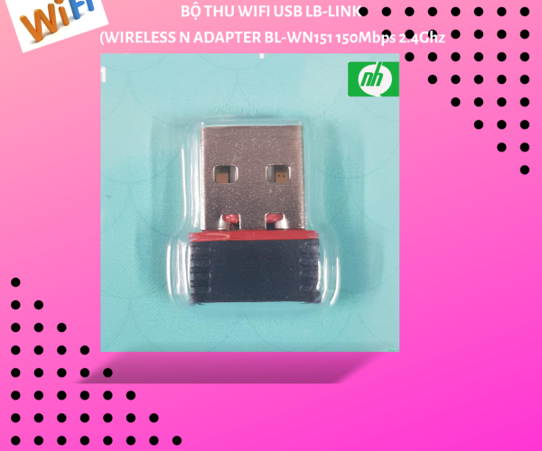 BỘ THU WIFI USB LB-LINK (WIRELESS N ADAPTER BL-WN151 150Mbps 2.4Ghz)