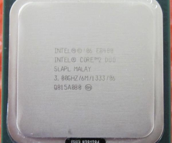 Core 2 Dua E8400 (3.0Ghz/ 6M Cache/ 1333)                                      