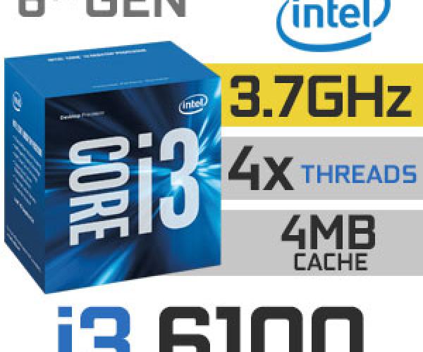 Intel Core i3-6100 (3.7Ghz/ 3M Cache)   