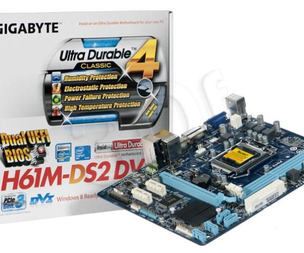 Main Gigabyte H61M-DS2 DVI               