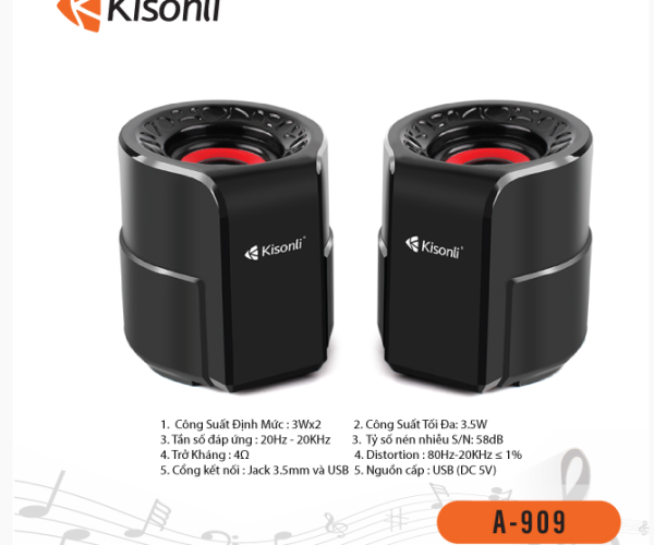 LOA M&Aacute;Y T&Iacute;NH KISONLI 2.0 A-909