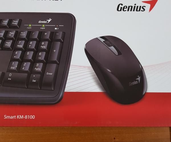 PH&Iacute;M CHUỘT KH&Ocirc;NG D&Acirc;Y GENIUS SMART KM-8100 CH&Iacute;NH H&Atilde;NG